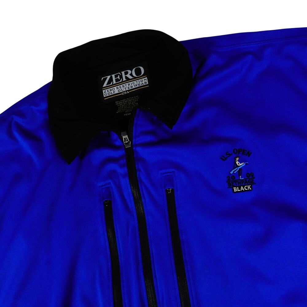 Bethpage Black 2009 US Open Zero Restriction Performance Golf Jacket Mens Large